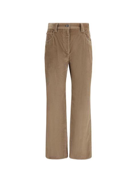 Brunello Cucinelli corduroy straight-leg trousers