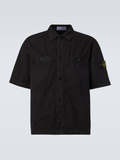 Stone Island Compass cotton shirt