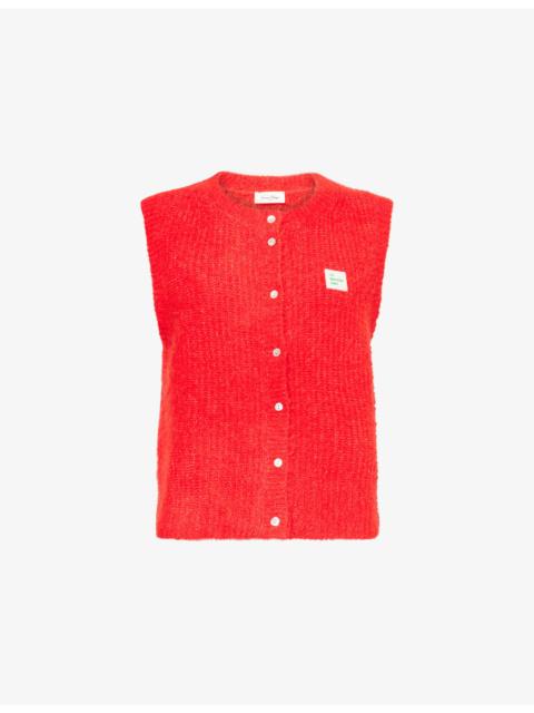 American Vintage East Brand-Patch Alpaca-Blend Vest
