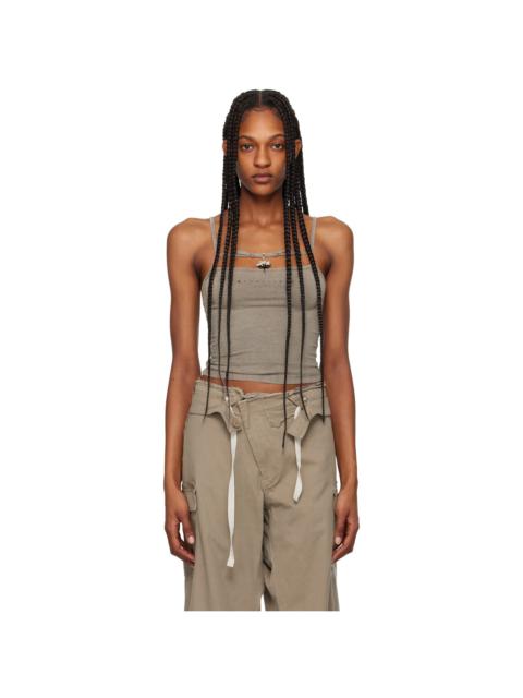 OTTOLINGER Taupe Charmed Tank Top