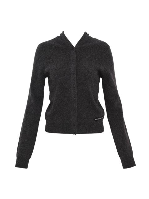 Alexander Wang Wool Continuous Placket Cardigan