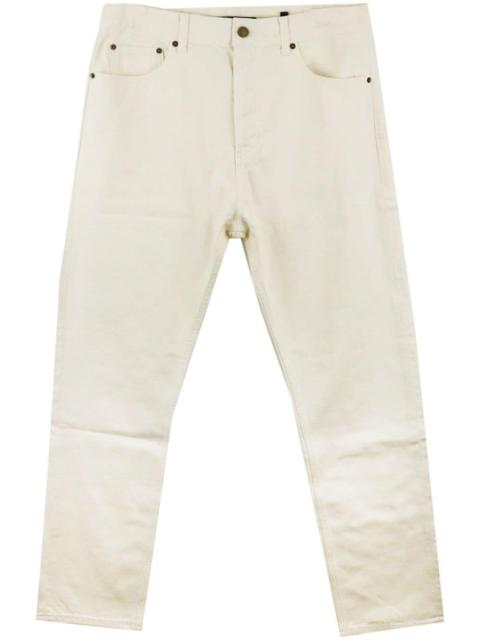 ESSENTIALS logo-appliquÃ© straight-leg jeans