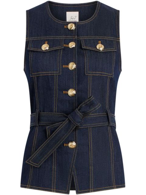 Cinq à Sept denim Reene vest