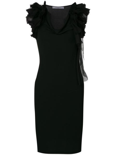 Givenchy ruffle strap shift dress