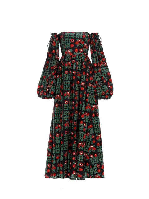 Agua by Agua Bendita Alheli Warana Noche Maxi Dress