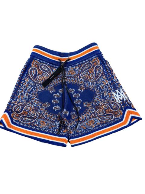 AMIRI Bandana Shorts "NYC - Blue" MKB002 499