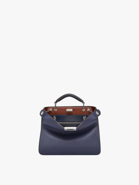 FENDI Dark blue leather bag