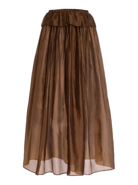 The . Garment Gilian Maxi Skirt brown