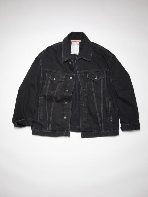 Denim jacket - Oversized unisex fit - Black