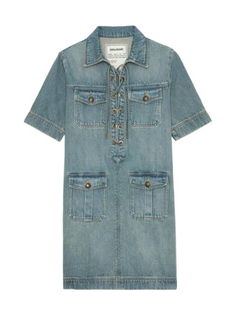 Zadig & Voltaire denim 미니 드레스