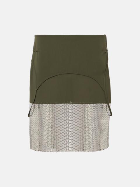 Sequined midi skirt