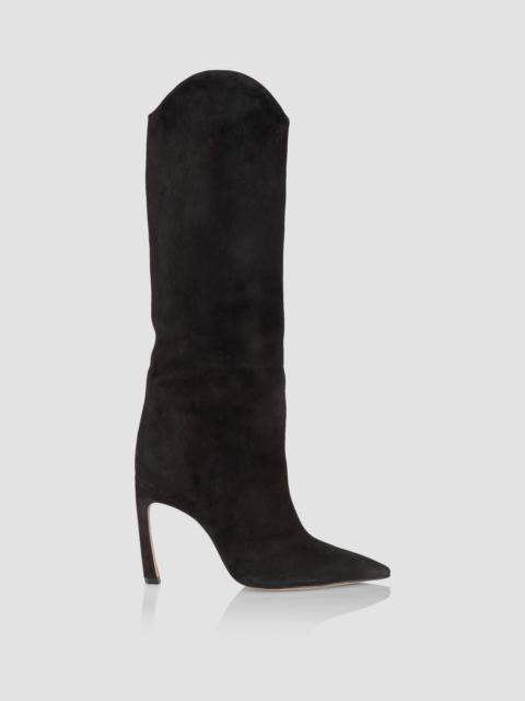 SCHUTZ Women's Maryana Nubuck Knee-High Boots - Black