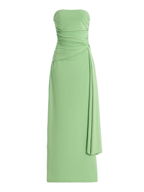 SIGNIFICANT OTHER Exclusive June Ruched Jersey Maxi Dress green