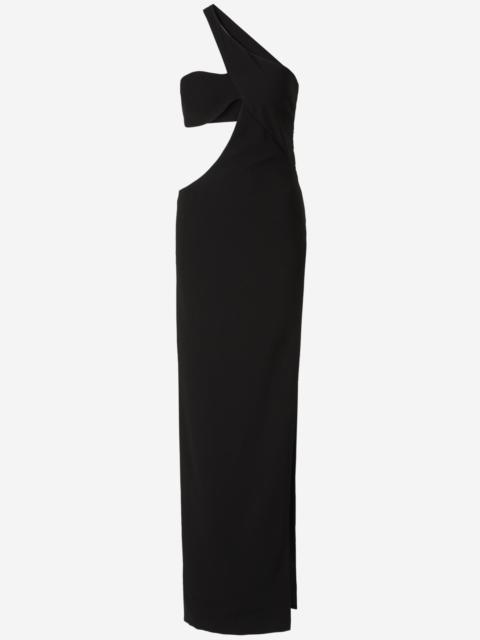 MÔNOT ASYMMETRIC CUT OUT DRESS
