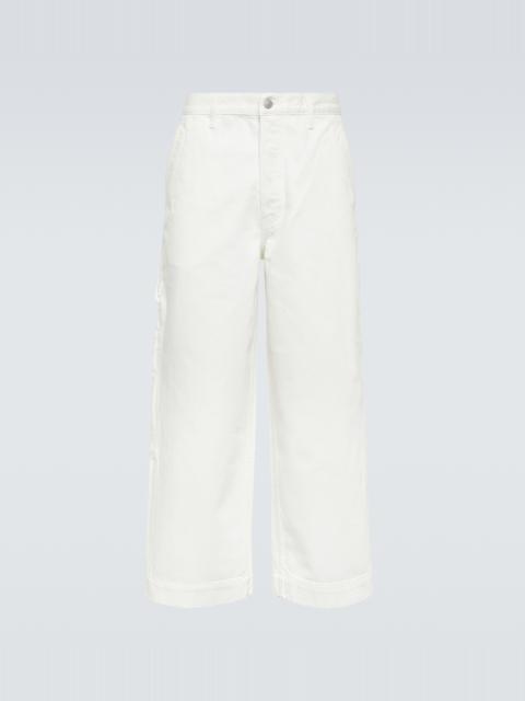 Dries Van Noten Cropped wide-leg jeans