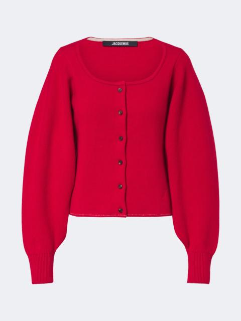 JACQUEMUS Tempo wool and cashmere cardigan