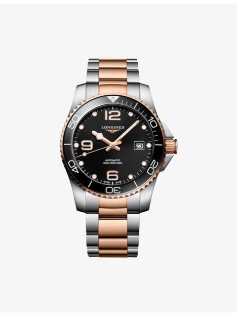 Longines L3.781.3.58.7 HydroConquest Stainless-Steel And Red PVD Coating Automatic Watch