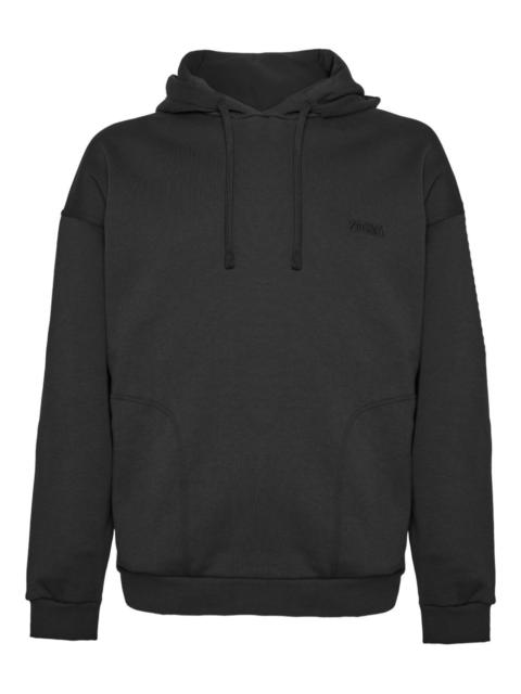 ZEGNA drawstring hoodie