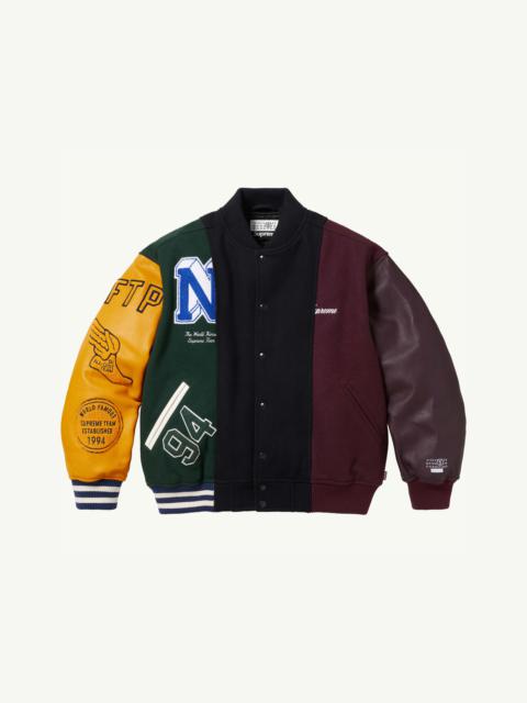 MM6 Maison Margiela Supreme®/ MM6 Split Varsity Jacket