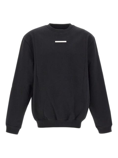 HELIOT EMIL™ raglan-sleeve metal-plaque sweatshirt