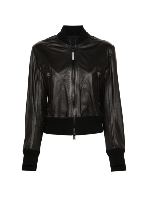 Isaac Sellam zip-up leather bomber jacket