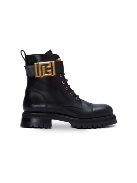 Charlie leather ranger boots