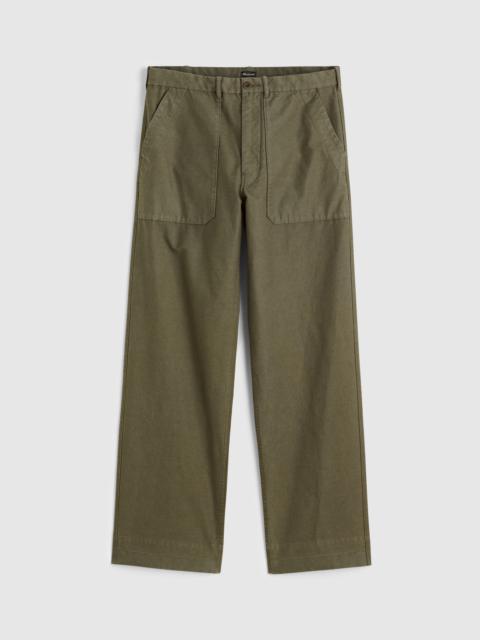 Madewell Fatigue Pants in Reverse Sateen