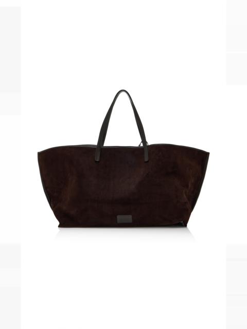 STAUD Christos Large Suede Tote Bag