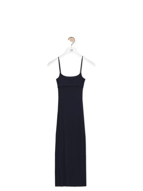 Loewe Anagram strappy dress in cotton