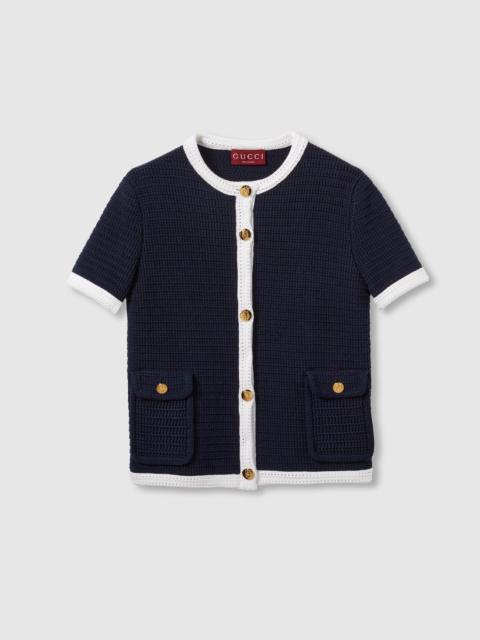 GUCCI Fine cotton cardigan