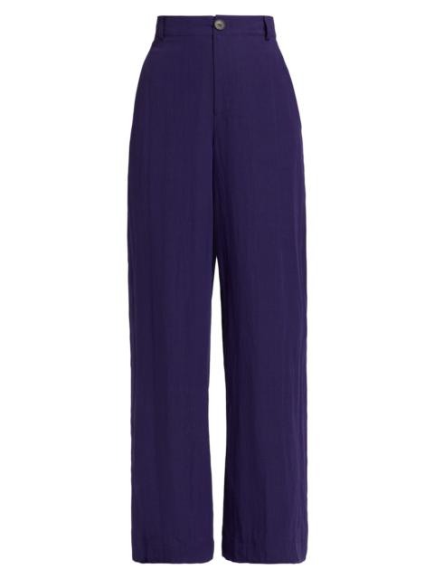 Vince Women's Relaxed Wide-Leg Pants - Dark Eclipse