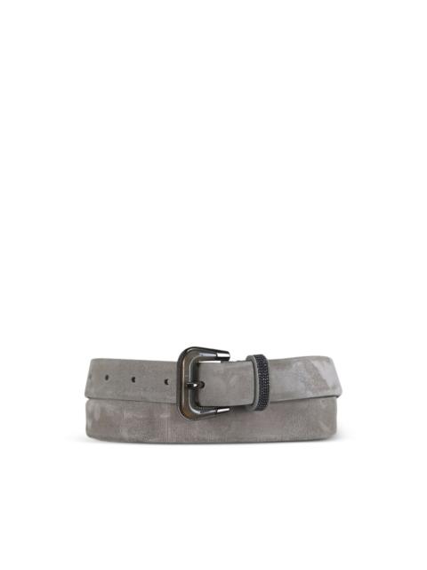 Brunello Cucinelli suede belt