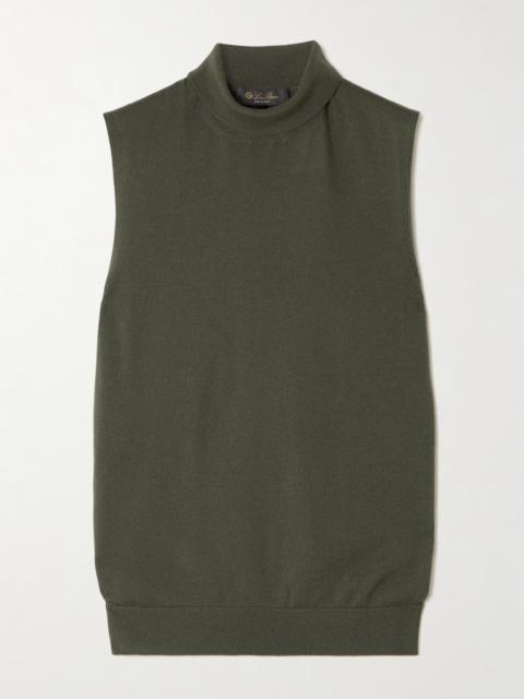 Loro Piana Piuma Cashmere Turtleneck Tank