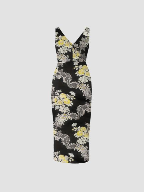 Erdem JACQUARD MIDI DRESS