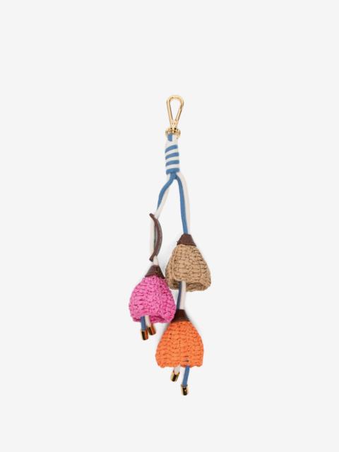 Marni flower-charms keyring