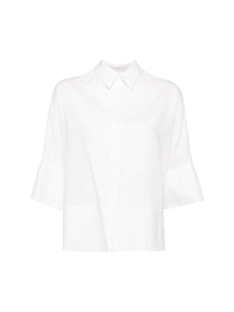 half-sleeve cotton shirt