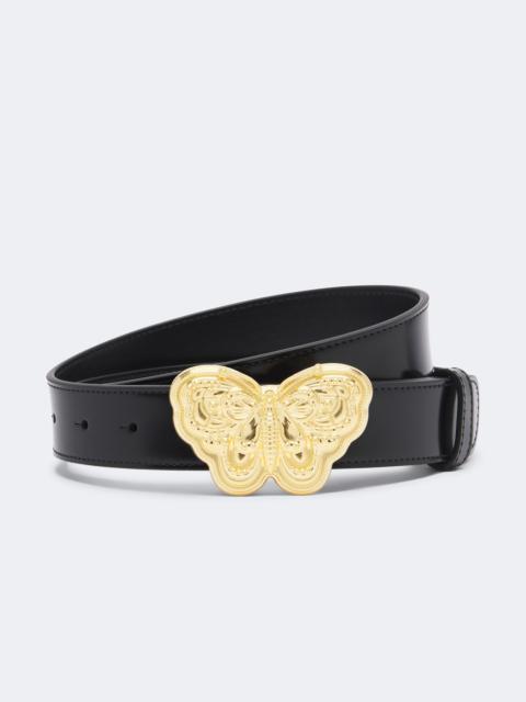 Valentino Flutterby leather belt