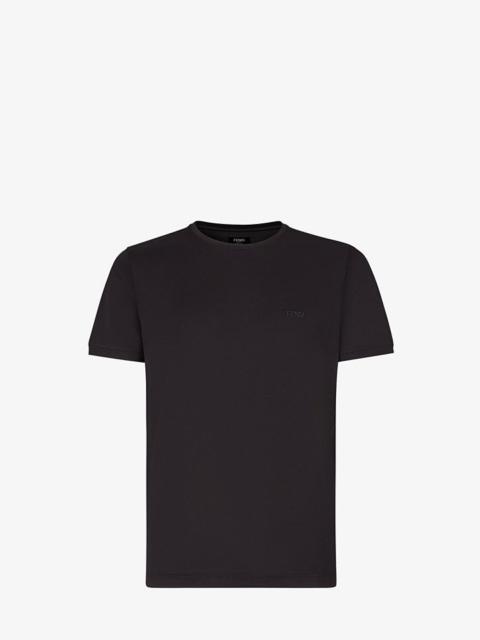 FENDI Black jersey T-shirt