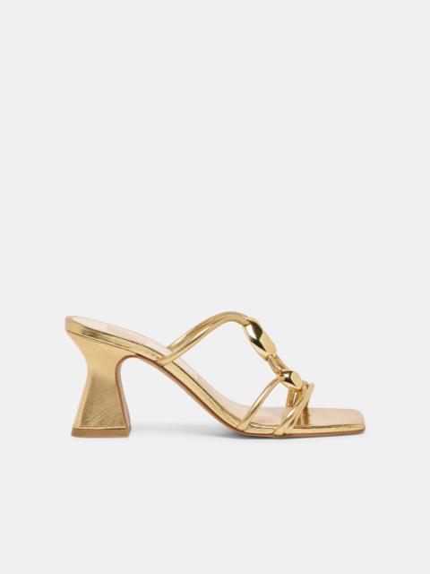 dolce vita ALAYNA HEELS GOLD LEATHER