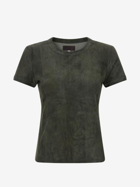 STOULS suede-finish T-shirt