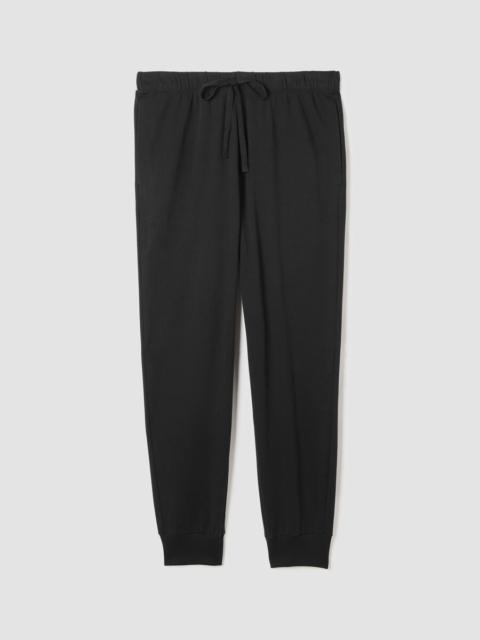 EILEEN FISHER Organic Cotton Interlock Jogger Sleep Pant