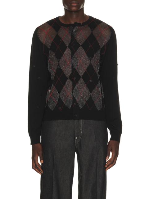 SPENCER BADU Black Knit Cardigan