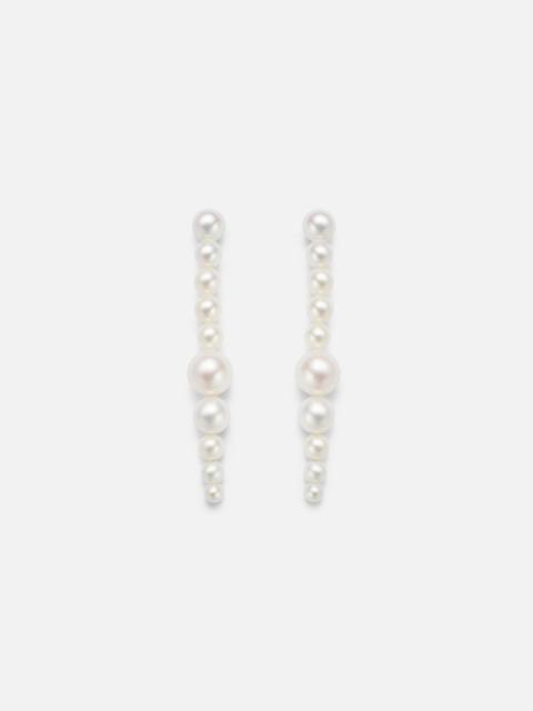 SOPHIE BILLE BRAHE Sienna Moon 14kt gold drop earrings with pearls