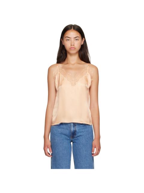 ANINE BING Pink Mael Camisole
