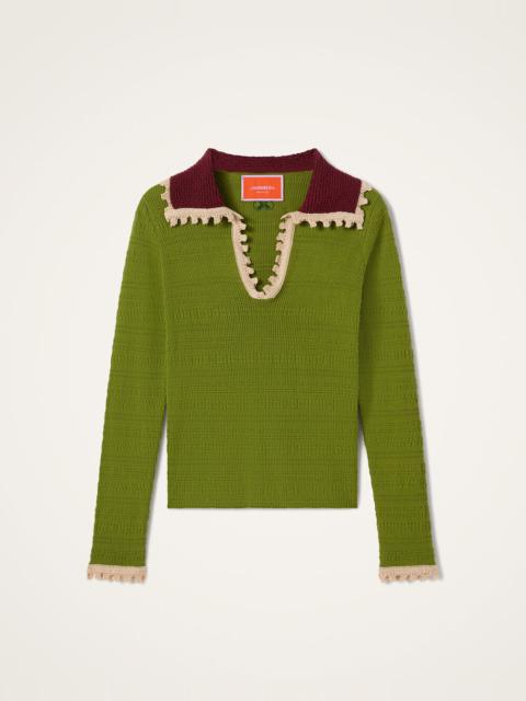 La DoubleJ Picket Polo Jumper