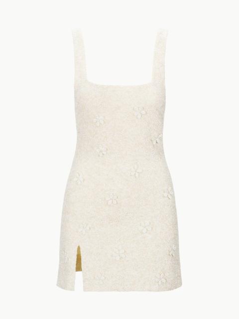 STAUD LE SABLE DRESS IVORY