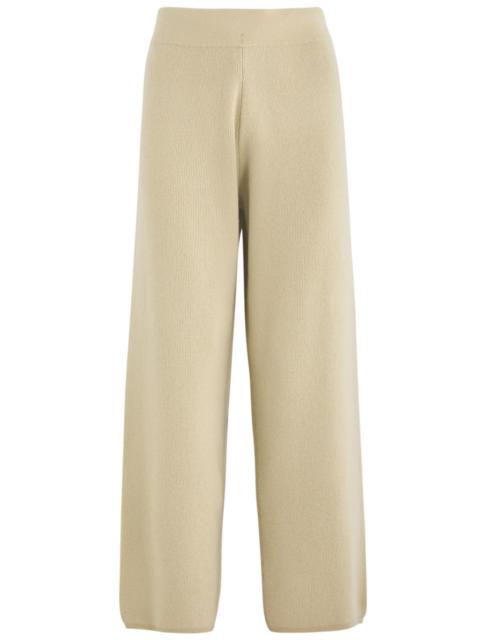 extreme cashmere Extreme Cashmere N°387 Strut Short Cashmere-blend Trousers