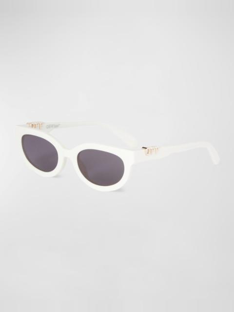 Off-White Sparks Acetate Cat-Eye Sunglasses