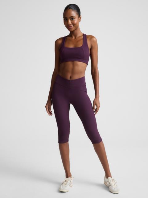 BEYOND YOGA Impulse Ribbed V-Waist Pedal Pusher Legging