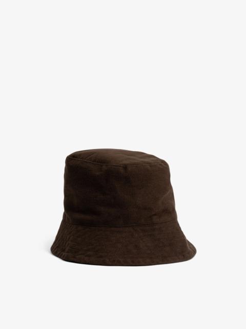 Cotton Moleskin Bucket Hat